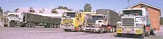 Truck Stop on the outskirts of Albury